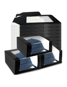 Cajas de Regalo Negras TANEMUDO 55 Pcs 19.81x19.81x11.94 cm