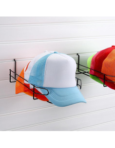 Soportes de Sombreros de Alambre Blulu - 8 Piezas Negro 2