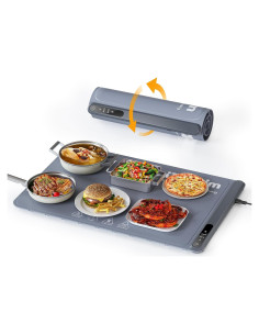 Bandeja Calentadora de Comida Anifrim 61x41 cm Eléctrica Gris