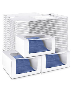 50 Cajas de Regalo para Gorras DoubleFill con Ventana Transparente
