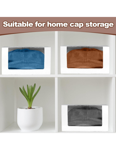 50 Cajas de Regalo para Gorras DoubleFill con Ventana Transparente