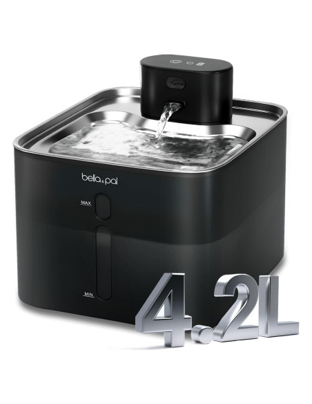 Fuente de Agua Inalámbrica BELLA & PAL 4.2L Acero Inoxidable