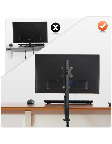 Soporte de Monitor Pholiten Ajustable 13-32" VESA 9.07kg