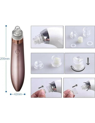 Aspiradora Eléctrica de Puntos Negros ZENARA AS23DT6 - Limpieza Profunda