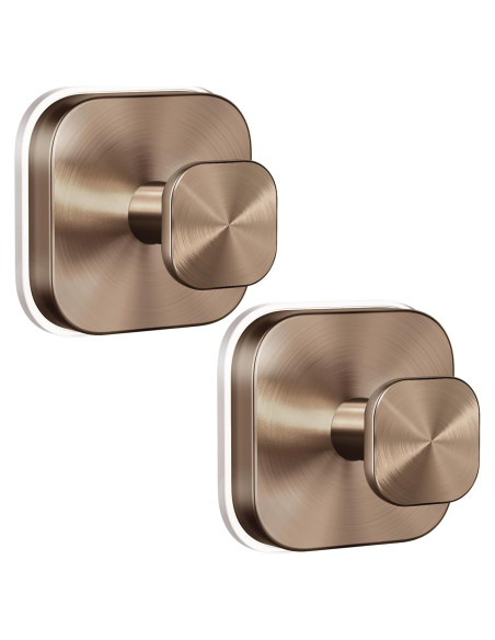 Ganchos de Ventosa BKV para Ducha 6.8 kg Bronce Champán (2 Pcs)