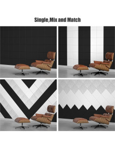 Paneles Acústicos Sonicism 12 Pack Autoadhesivos 30.48x30.48cm 2