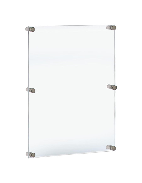 Marco Flotante de Acrílico Azar Displays 24x36 cm Plateado