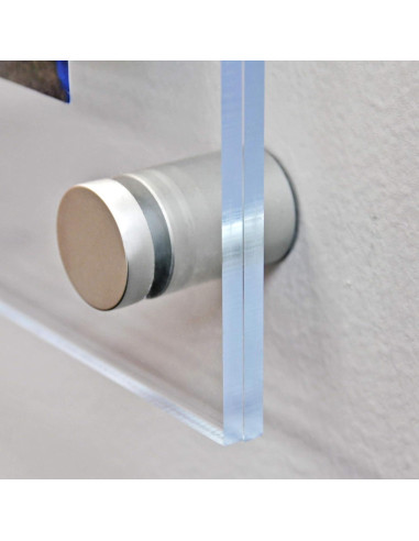 Marco Flotante de Acrílico Azar Displays 24x36 cm Plateado