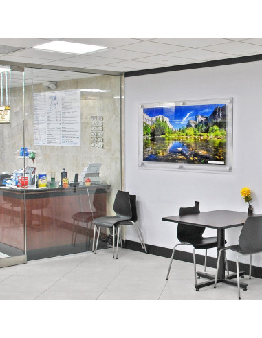 Marco Flotante de Acrílico Azar Displays 24x36 cm Plateado