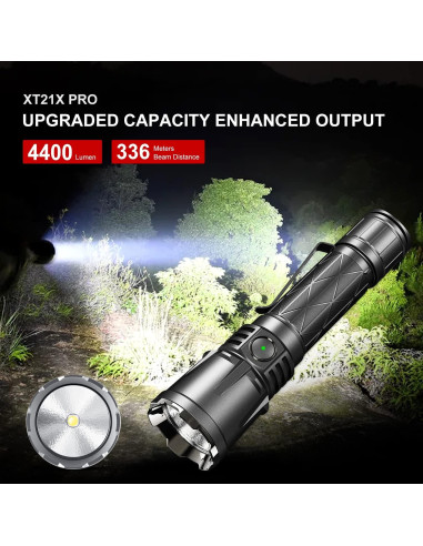 Linterna Táctica Klarus XT21X Pro 4400 Lúmenes Recargable