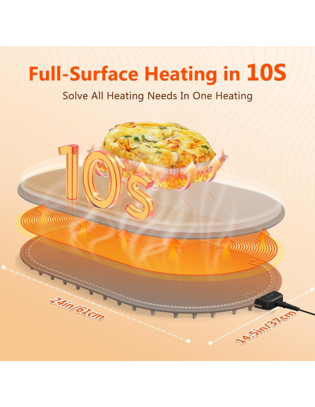 Alfombrilla Calentadora de Comida Seenlast 1.44kg Silicona