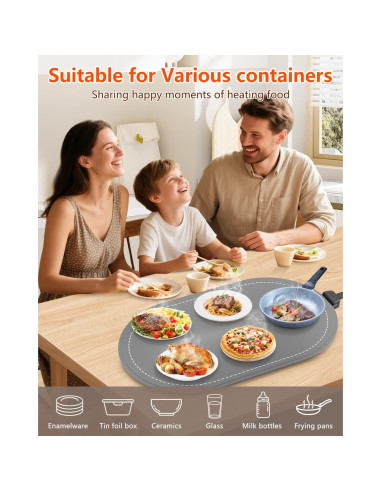 Alfombrilla Calentadora de Comida Seenlast 1.44kg Silicona