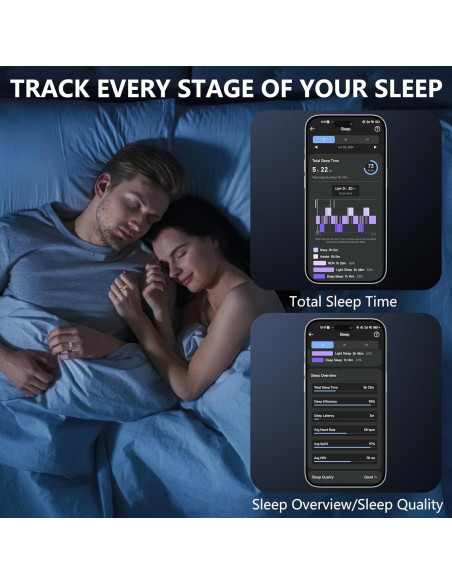 Anillo Inteligente SEEKZERO Plata 11 - Monitoreo de Salud y Fitness Anillo Inteligente SEEKZERO Plata 11 - Monitoreo de Salud y Fitness