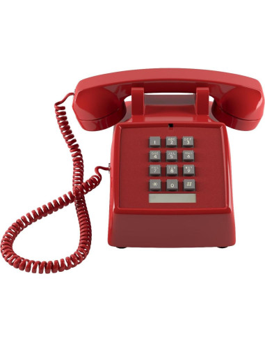 Teléfono con Cable Home Intuition Rojo para Personas Mayores