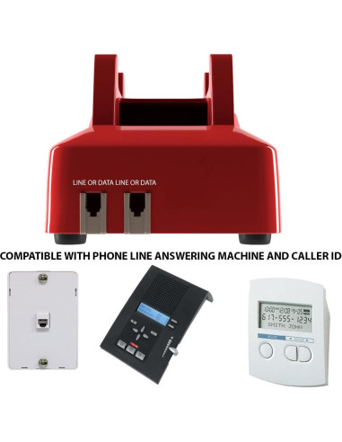 Teléfono con Cable Home Intuition Rojo para Personas Mayores