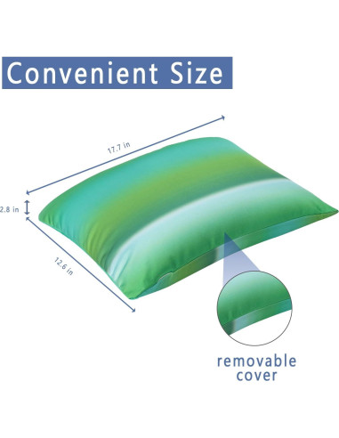 Almohada de Microperlas Fabskiy Verde Bosque 40x30 cm