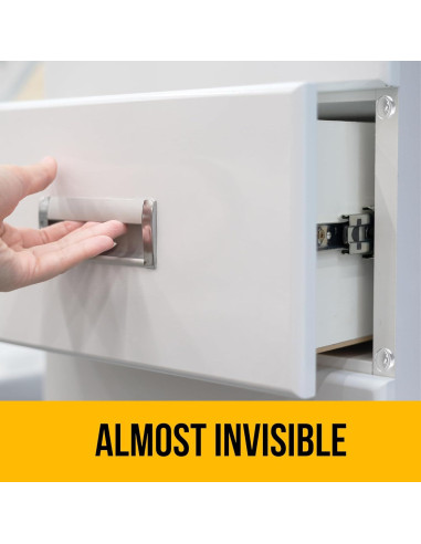 128 Almohadillas de Silicona Transparente Vellax para Gabinetes