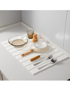 Alfombrilla de Secado Diatomácea Blanco 58x39 cm - DDM100 2