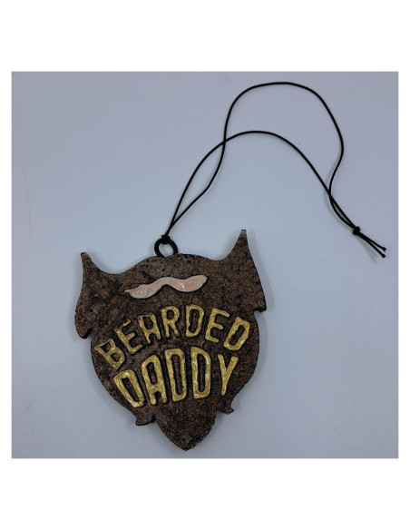 Ambientador de Auto Bearded Daddy Rosa Nieve - Duradero 2-4 Meses Ambientador de Auto Bearded Daddy Rosa Nieve - Duradero 2-4 Meses