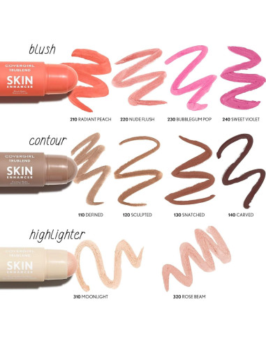 Bálsamo Contorno CoverGirl Trublend 110 Vegano 23g