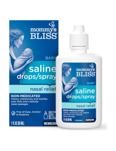 Gotas Spray Salino Mommy's Bliss 29.57 ml Alivio Nasal Bebés