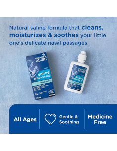 Gotas Spray Salino Mommy's Bliss 29.57 ml Alivio Nasal Bebés 2