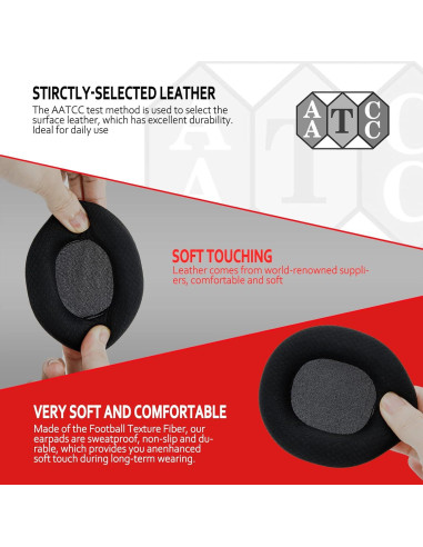 Almohadillas de Repuesto SteelSeries Arctis 7 y 5 - Negro