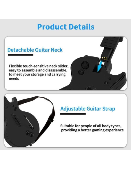 Controlador de guitarra inalámbrico DOYO para PC y PS3