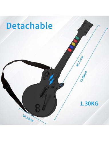 Controlador de guitarra inalámbrico DOYO para PC y PS3