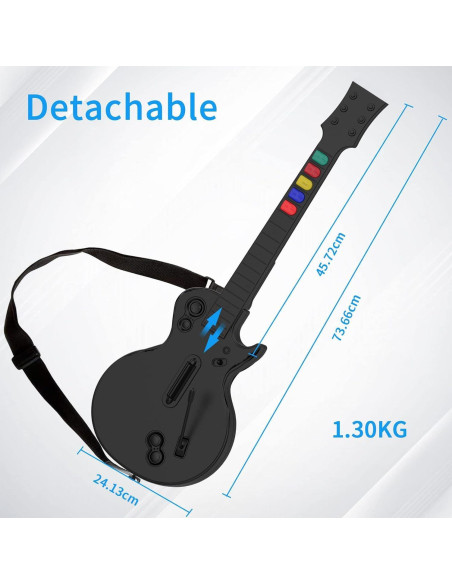 Controlador de guitarra inalámbrico DOYO para PC y PS3