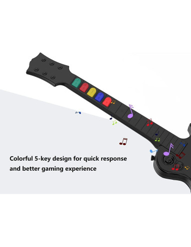 Controlador de guitarra inalámbrico DOYO para PC y PS3