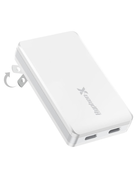 Cargador de Pared USB C 67W Hyphen-X Blanco Delgado