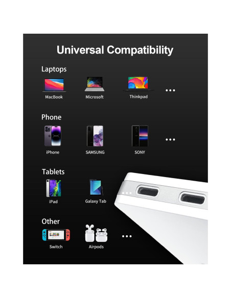 Cargador de Pared USB C 67W Hyphen-X Blanco Delgado