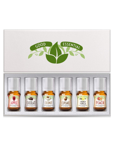Set de 6 Aceites Esenciales Aromáticos Good Essential 5ml