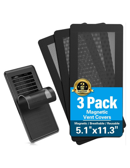 Cubiertas de Ventilación Magnéticas YEHANLY 3 Pcs 13x28 cm