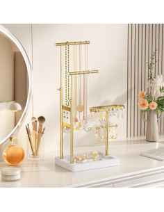 Soporte Organizador de Joyería Alsonerbay Ajustable 45 cm 2