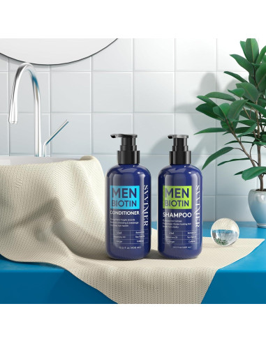 Champú Engrosante para Hombres Svvimer 400 ml - Biotina y Romero