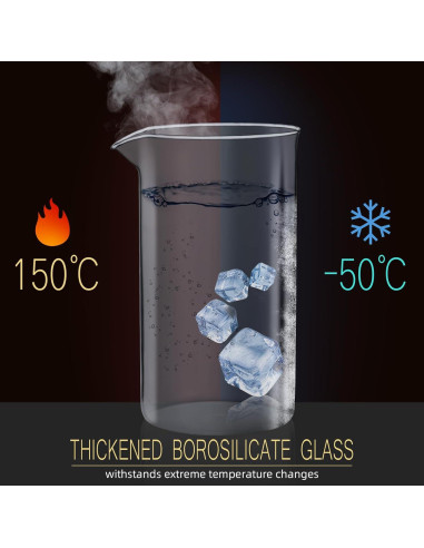 Cafetera Prensa Francesa Dircolz 21oz Acero Inoxidable 304