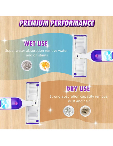 25 Almohadillas de Recarga Swiffer DrFlito para Limpieza Eficaz