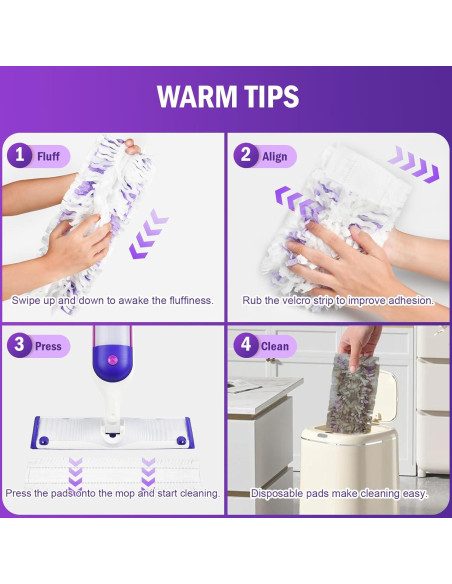 25 Almohadillas de Recarga Swiffer DrFlito para Limpieza Eficaz