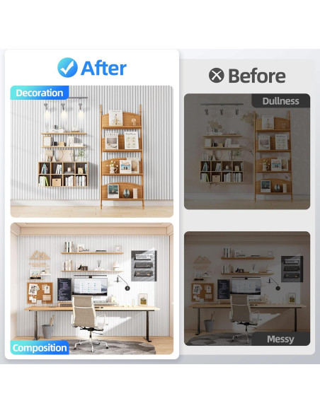 Paquete de 8 Paneles Acústicos Absorbentes 120x60 cm Blanco Paquete de 8 Paneles Acústicos Absorbentes 120x60 cm Blanco