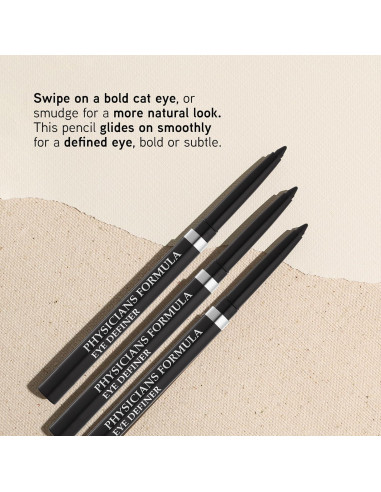 Eyeliner Automático Ultra Negro Physicians Formula - A prueba de agua
