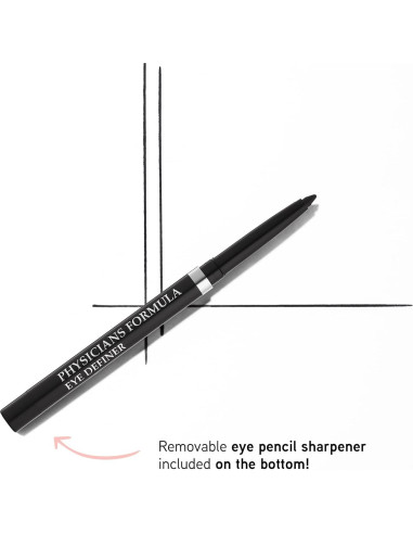 Eyeliner Automático Ultra Negro Physicians Formula - A prueba de agua
