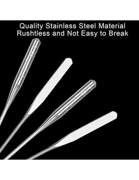 50 Agujas de Bordado HAX1 65/9 Brother Acero Inoxidable