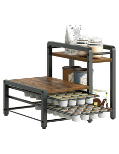 Soporte para Cajón de Cápsulas de Café YATINEY KH01BR 56 Cápsulas