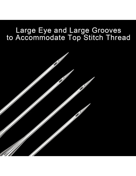 50 Agujas de Bordado HAX1 65/9 Brother Acero Inoxidable