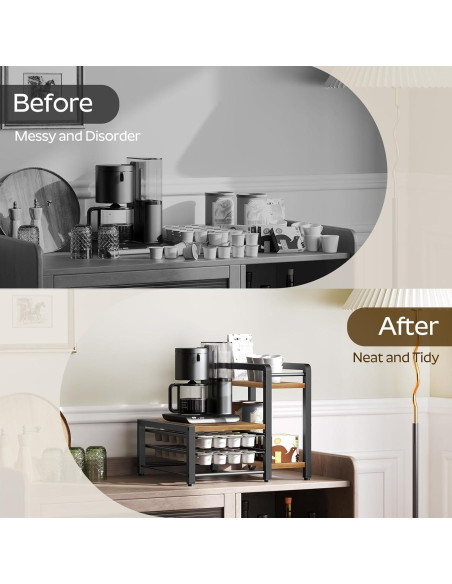 Soporte para Cajón de Cápsulas de Café YATINEY KH01BR 56 Cápsulas