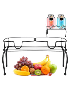 Soporte de dispensador de bebidas Blulu de metal 3.78L