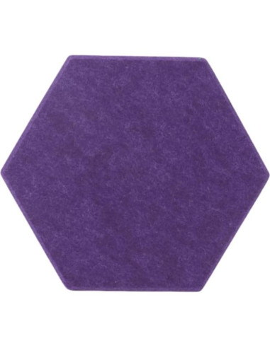 Paneles Acústicos Hexagonales RSACCSKY Pack 12 Púrpura 30.48 cm