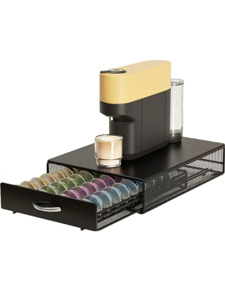 Cajón Organizador para Cápsulas de Café MANHONGYU Negro 40 PCS